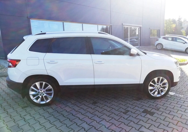 Skoda Karoq cena 92500 przebieg: 69840, rok produkcji 2019 z Nidzica małe 497